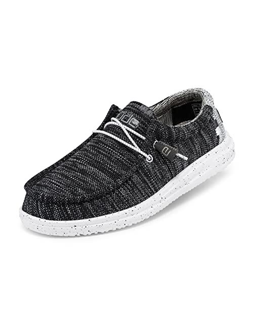 Hey Dude Men's Wally Multiple Colors | Men’s Shoes | Men's Lace Up Loafers | Comfortable & Light-Weight