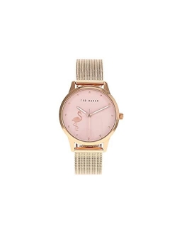 34 mm Fitzrovia Flamingo 3-Hand Watch