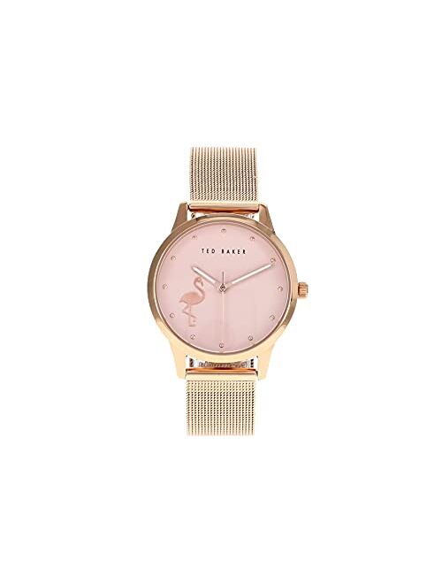 Ted Baker 34 mm Fitzrovia Flamingo 3-Hand Watch