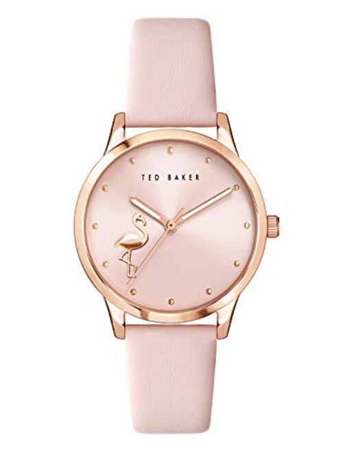 Ted Baker 34 mm Fitzrovia Flamingo 3-Hand Watch