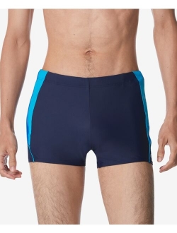 Men's Fitness Splice Stretch UPF 50  Swim Trunks