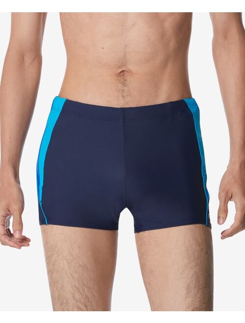 Speedo Men's Fitness Splice Stretch UPF 50+ Swim Trunks