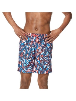 Men's Swim Trunk Mid Length Redondo Printed