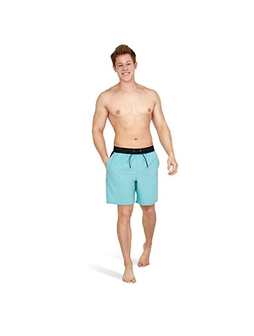 Speedo Men's Swim Trunk Mid Length Redondo Printed