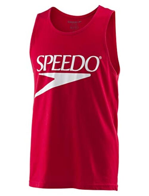 Speedo Unisex-Adult Tank Top Sleeveless Vintage Crew Neck