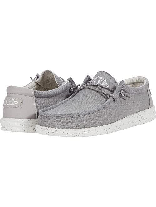 Hey Dude Wally Chambray Stretchable Fabric Ultra-light Shoes