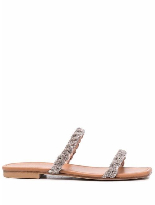 Stuart Weitzman Addison slide sandals