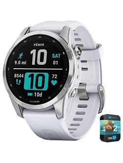 Fenix 7 Smartwatch Slate Gray with Black Band Bundle with 2 YR CPS Enhanced Protection Pack