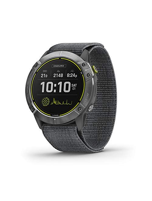 Garmin Enduro, Ultraperformance Multisport GPS Watch with Solar Charging Capabilities, Battery Life Up to 80 Hours in GPS Mode