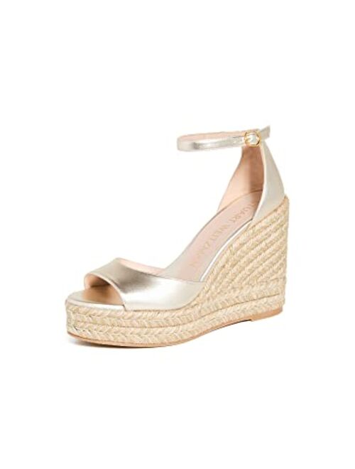 Stuart Weitzman Women's Nudist Curve Espadrille Wedges