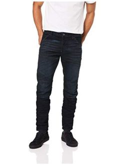 Men's 3D Slim Fit Jean in Intor Black Stretch Denim Jean