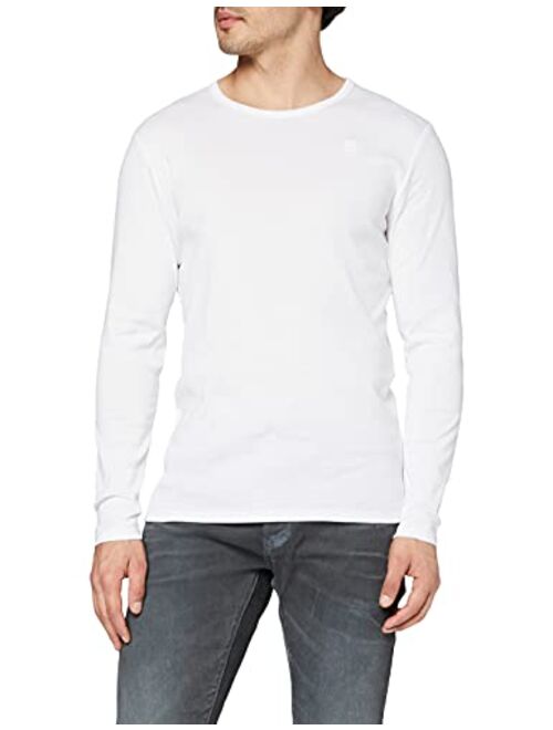 G-Star Raw Men's Base Round Neck Tee Long Sleeve 1-Pack