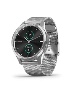 Vivomove 3S, Hybrid Smartwatch with Real Watch Hands and Hidden Touchscreen Display