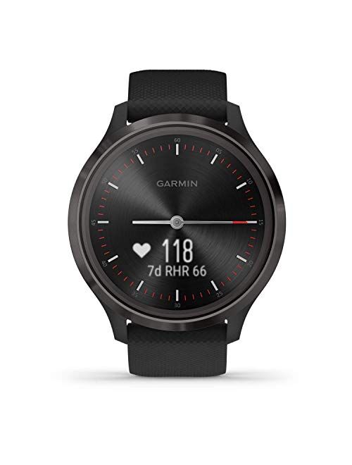 Garmin Vivomove 3S, Hybrid Smartwatch with Real Watch Hands and Hidden Touchscreen Display