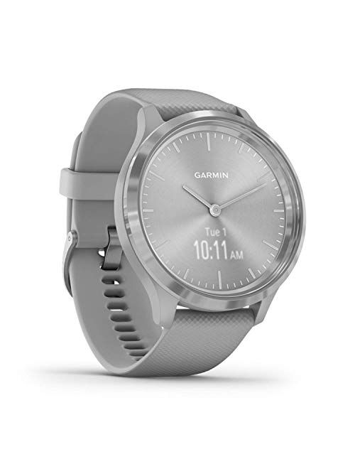 Garmin Vivomove 3S, Hybrid Smartwatch with Real Watch Hands and Hidden Touchscreen Display