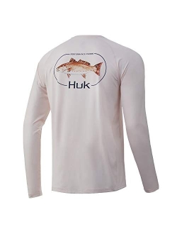 Men's Americana Flag Pursuit | Long Sleeve Performance Fishing Shirt with  30 UPF Sun Protection