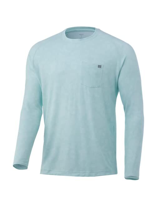 HUK Men's Waypoint Long Sleeve Performance T-Shirt +50 UPF