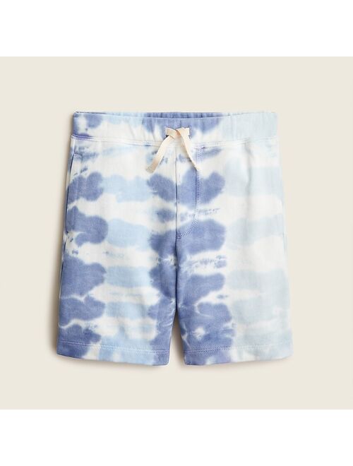 J.Crew Boys' french terry short in tie-dye