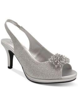 Karen Scott Breena Slingback Embellishment 
 Peep-Toe