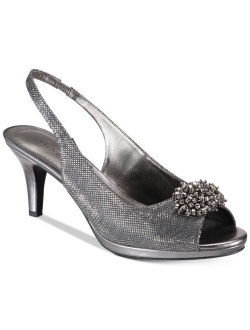 Karen Scott Breena Slingback Embellishment 
 Peep-Toe