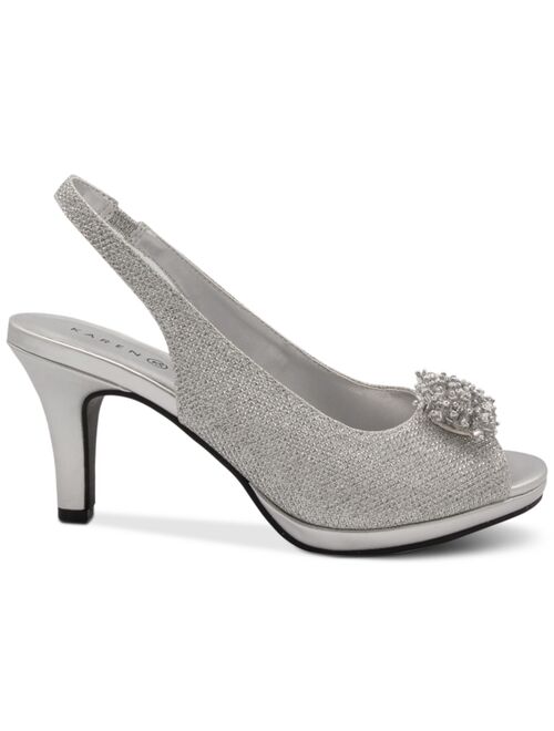 Karen Scott Breena Slingback Embellishment 
 Peep-Toe