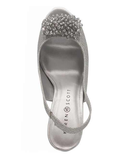 Karen Scott Breena Slingback Embellishment 
 Peep-Toe