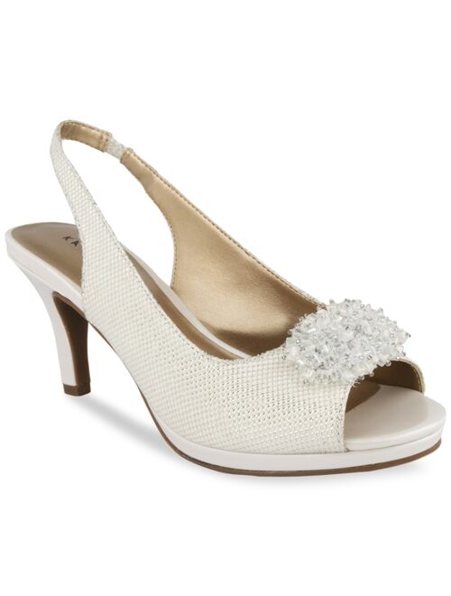 Karen Scott Breena Slingback Embellishment 
 Peep-Toe