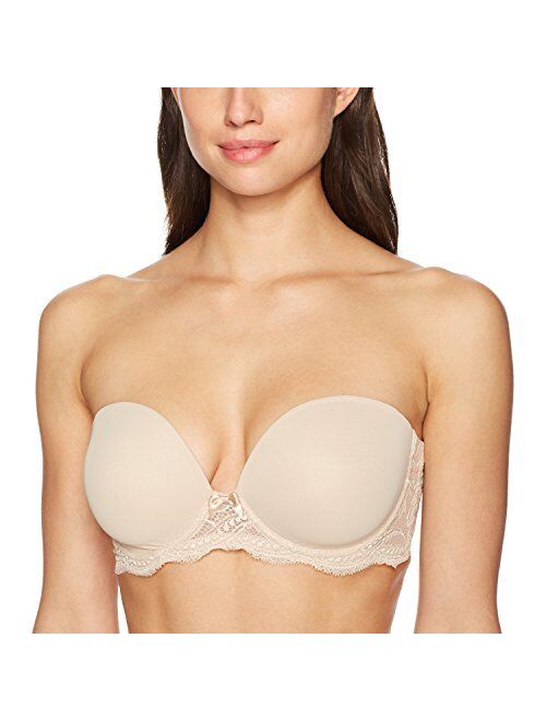 Simone Perele Women's Eden Strapless Plunge Bra Smooth Cup