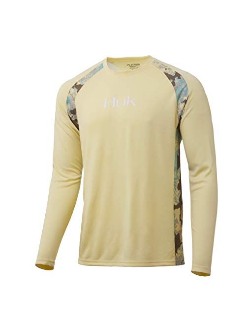 HUK Men's Strike Long Sleeve 30 UPF Performance Fishing Shirt