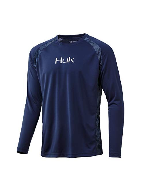 HUK Men's Strike Long Sleeve 30 UPF Performance Fishing Shirt