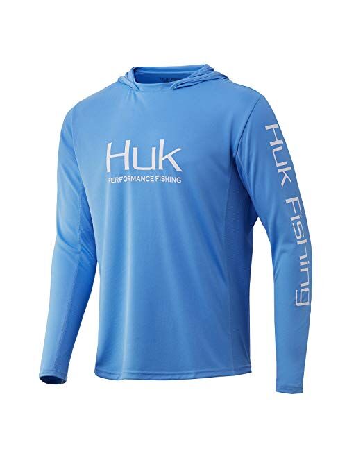 Huk Men's Icon X Hoodie | Long-Sleeve Performance Shirt with UPF 30+ Sun Protection