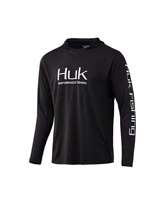 Huk Men's Icon X Hoodie | Long-Sleeve Performance Shirt with UPF 30+ Sun Protection