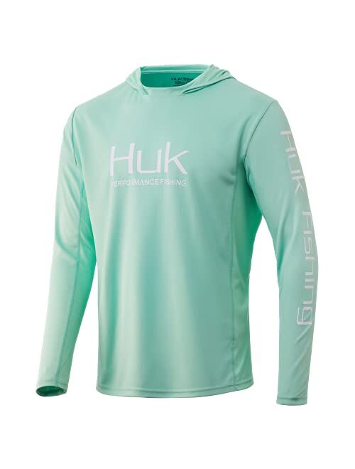 Huk Men's Icon X Hoodie | Long-Sleeve Performance Shirt with UPF 30+ Sun Protection