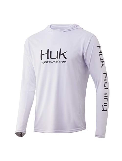 Huk Men's Icon X Hoodie | Long-Sleeve Performance Shirt with UPF 30+ Sun Protection