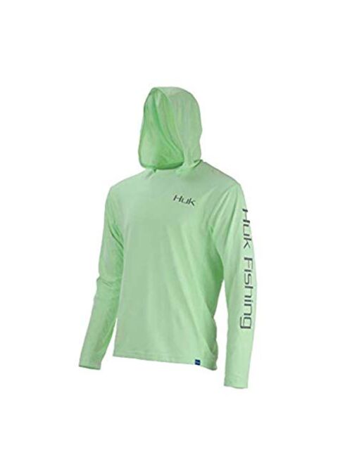 Huk Men's Icon X Hoodie | Long-Sleeve Performance Shirt with UPF 30+ Sun Protection