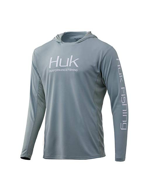 Huk Men's Icon X Hoodie | Long-Sleeve Performance Shirt with UPF 30+ Sun Protection