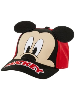 Mickey Mouse Baseball Cap with 3D Mickey Ears (Toddler/Little Boys)