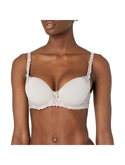 Womens Andora 3D Molded-Cup Bra: French T-Shirt Bra Style