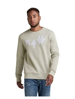 Men's Logo Raw Crewneck Sweatshirt