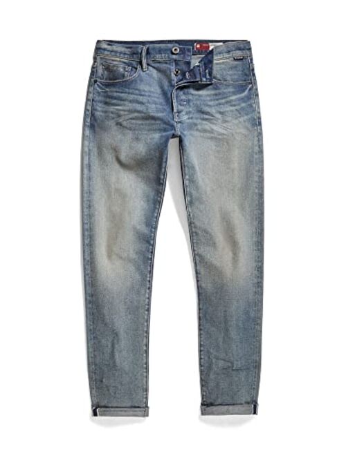 G-Star 3301 Slim Fit Selvedge Jeans in Vintage Stream