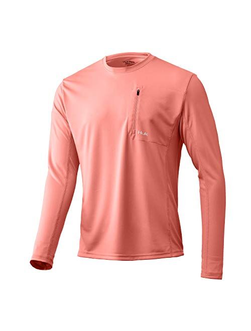 HUK Men's Icon X Pocket Long-Sleeve Performance Shirt