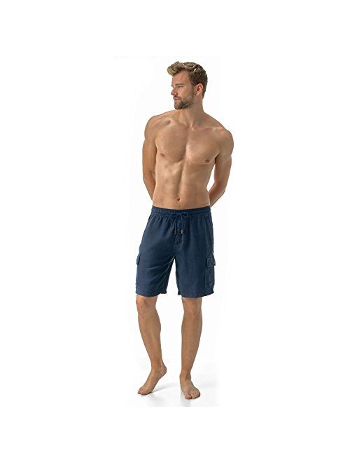 Vilebrequin Men's Solid Linen Bermuda-Xs