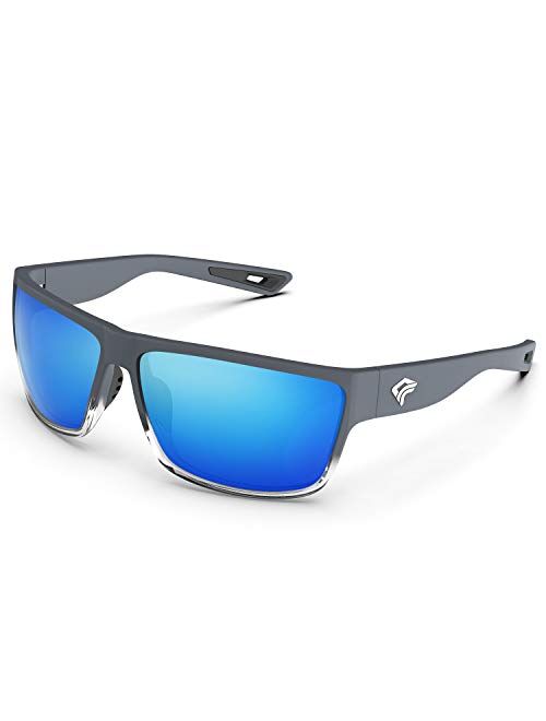 TOREGE Polarized Sports Sunglasses for Men and Women Cycling Running Golf Fishing Sunglasses TR26