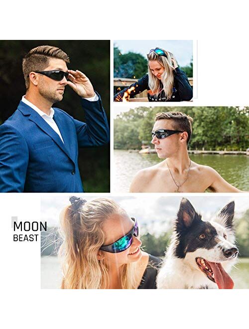 TOREGE Sport Polarized Sunglasses for Men and Women Cycling Running Golf Fishing Sport SunglassesTR28