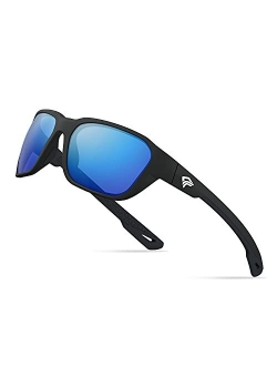 TOREGE Mens Sunglasses Polarized Sports Sunglasses for Men Women Fishing Driving Running Sunglasses TR29