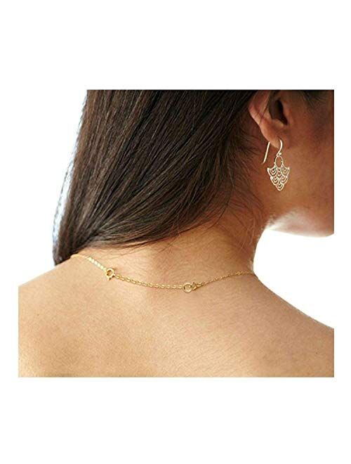 LANCHARMED 3 Pcs 925 Sterling Silver Necklace Extenders for Women Durable Strong Removable Necklace Bracelet Anklet Extension Jewelry Making Chains