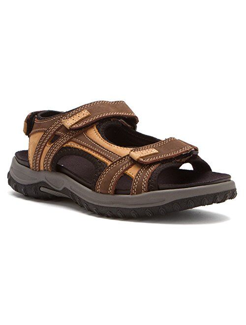 Drew Shoe Men's Warren Sandals,Brown,11 M