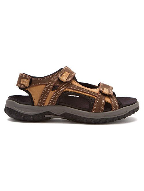 Drew Shoe Men's Warren Sandals,Brown,11 M