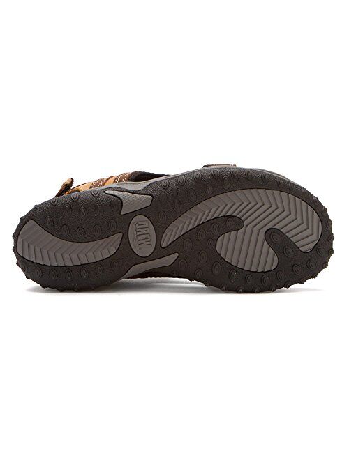 Drew Shoe Men's Warren Sandals,Brown,11 M