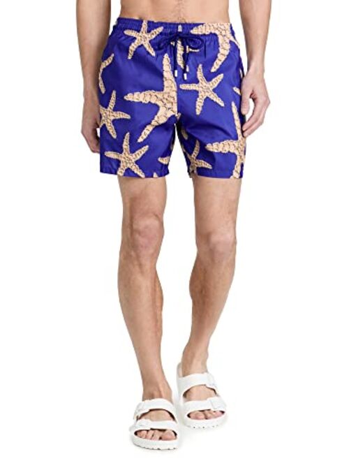 Vilebrequin Men's Mahina Sand Starlet Swim Shorts